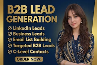 targeted b2b lead generation, linkedin prospect, email list building