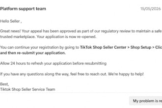 unlock restricted category approval and handle usa tiktok shop reinstatement
