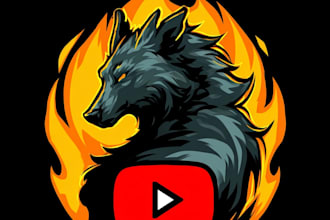 create youtube gaming channel logo for your streamer