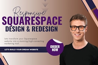 do squarespace website design squarespace web redesign squarespace landing page