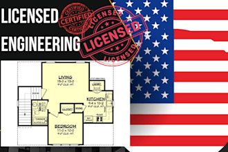 review and redraw blueprints, USA commercial mep, architectural permit drawings