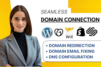 connect domain or subdomains transfer godaddy to squarespace shopify fix dns