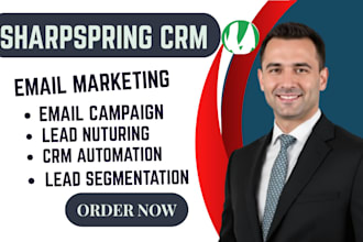 do setup sharpspring crm lead nurturing email automation marketing campaign