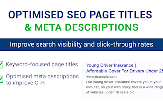 optimise your wordpress page titles and meta descriptions for SEO