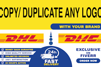 copy, edit, fix, redesign any logo for your brand
