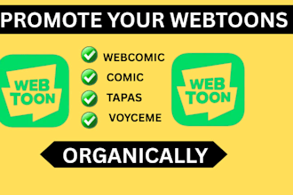 do webtoons promotions, comic marketing, webcomic, tapas manga promotions