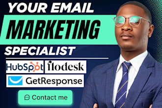 setup sendy cleverreach flodesk email campaign getresponse hubspot automation va