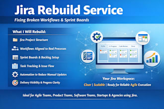 rebuild jira from scratch workflows sprint boards automation and tracking