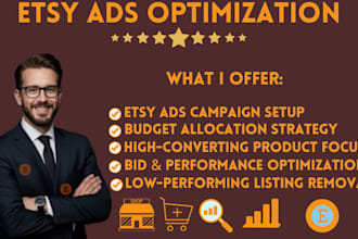 manage and optimize your etsy ads for higher sales and ROI