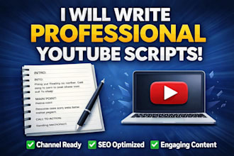 write high retention youtube scripts