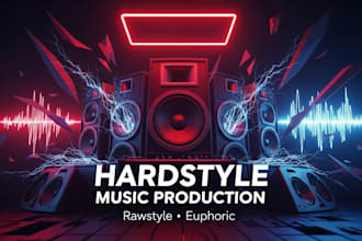 create a professional hardstyle or rawstyle track that hits hard