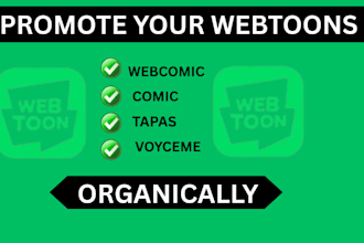 boost webtoons promotions, comic, webcomic and tapas manga promotions