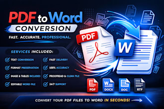 type, and convert pdf to word accurately