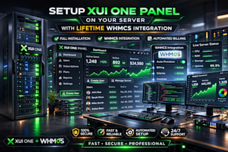 setup xui one panel on your server with lifetime whmcs integration
