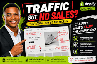 do shopify cro audit to fix low sales and boost conversions