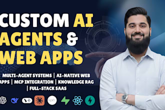 develop custom ai agents, agentic saas, and multi agent systems