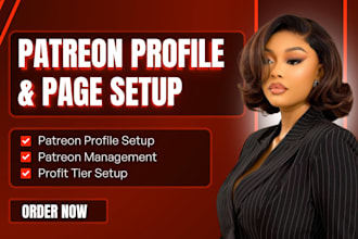 create and manage a professional patreon page for content creators