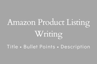 write amazon product listing descriptions