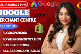 fix google merchant center misrepresentation, suspension and feed error issues