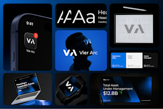 design a premium minimalist brand guidelines and logo