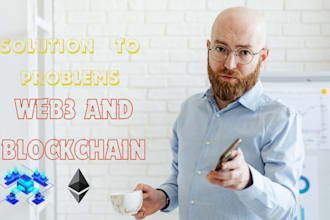 be your blockchain developer in solidity and rust