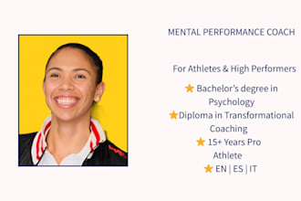 be your mental coach to achieve your pick performance