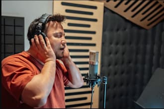 professional  male heavy metal singer vocals for your male metal song