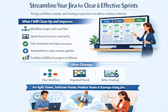 clean up jira workflows fix sprint boards automate tasks and improve tracking