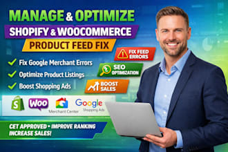 manage optimize shopify product feed listing fix woocommerce product feed errors