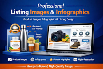 do amazon listing images design amazon infographics and product listings