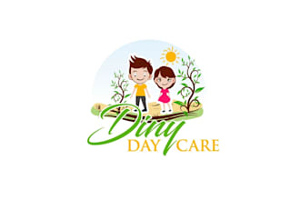 create attractive and imagination daycare logo design