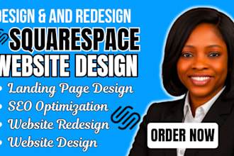 build modern squarespace website design redesign squarespace website development