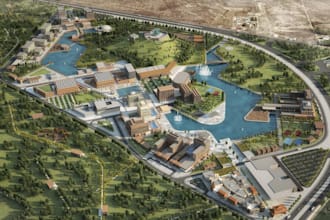 rendering facility master plan, athletes site plan renders, recreation land plan
