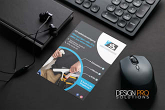 individuelles flyer design für werbung mit wirkung