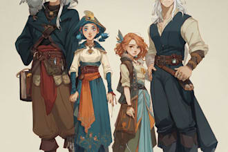 draw your dnd party