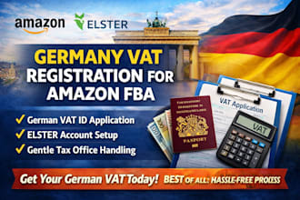 german vat registration amazon fba germany vat id  elster filing