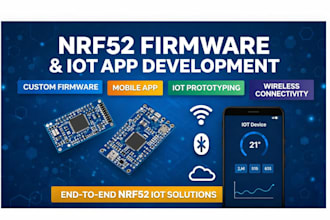 develop nrf52 firmware for ble, iot and embedded systems