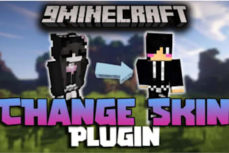 make custom minecraft skins and plugins
