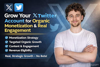 grow your x twitter account for organic monetization and real engagement
