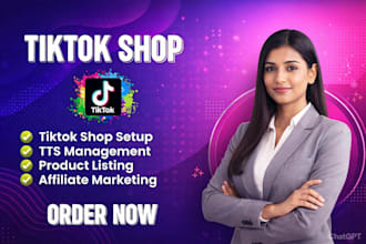 do tiktok shop, shopify store, run tiktok fb ads instagram shop setups