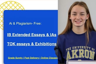 assist you with all form of, ib, extended essays, sl, hl, ia,
