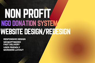design charity 501c3 nonprofit website fundraising crowdfunding website