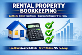 do rental property bookkeeping and track income expenses in quickbooks