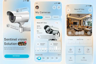 build a cctv camera app, IP camera surveillance app, nvr dvr monitoring, ai