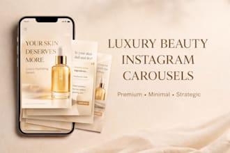 design instagram carousels for beauty brands