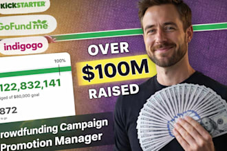 startup fundraising crowdfunding campaign promote kickstarter indiegogo gofundme