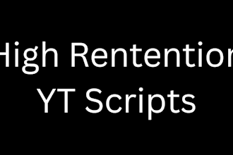 write high retention faceless youtube scripts