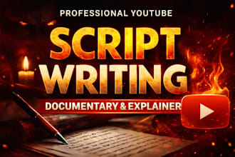 write storytelling youtube scripts for documentaries and explainer videos