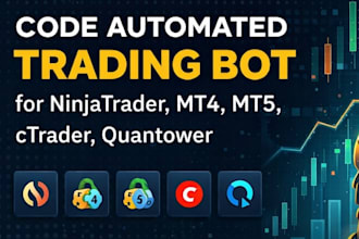 create automated trading bot for mt4 mt5 ninjatrader ctrader quantower