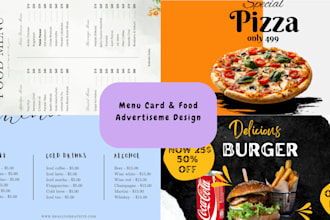 markets best menu card and food advertise for your bussiness